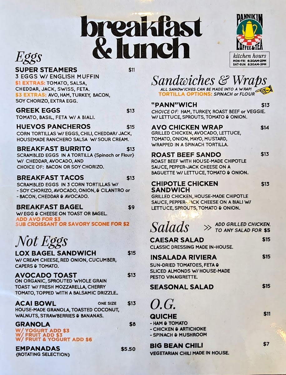 Menu Pannikin Coffee & Tea-2